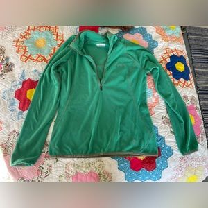 Teal Columbia quarter zip